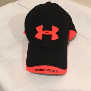 Under armor women’s hat black and coral pink